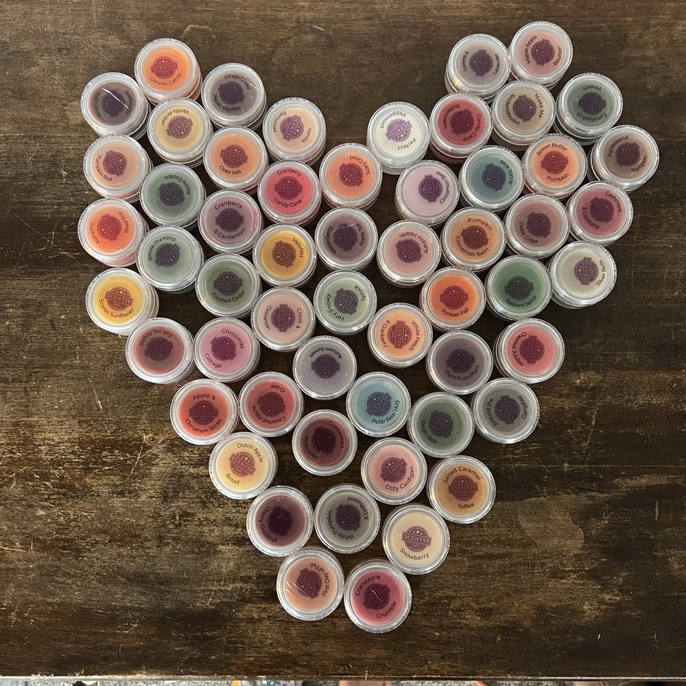 New Lot of 56 Scentsy‎ Testers Samples Wax Melts Mixed Scents